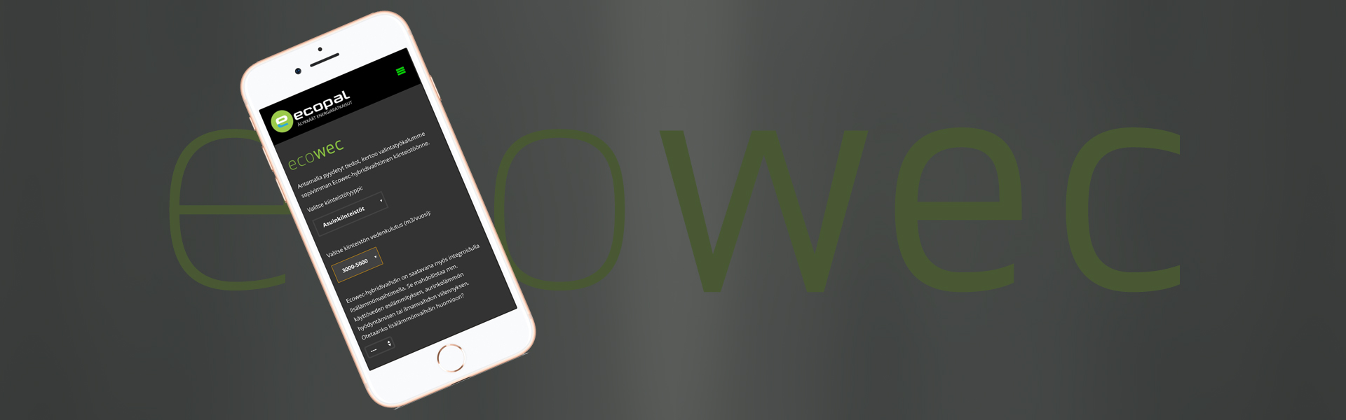 Ecowec – valinta